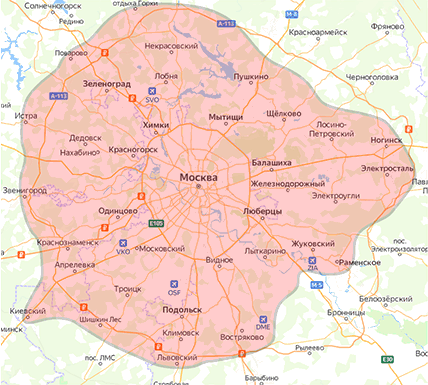карта фото на дому Москва